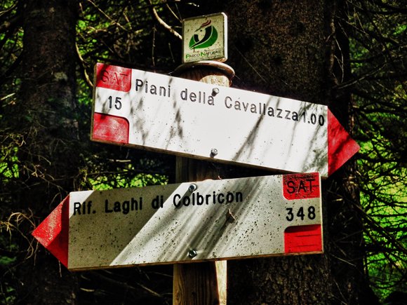 Esempio di segnaletica principale - Foto di Marcello Lombardi