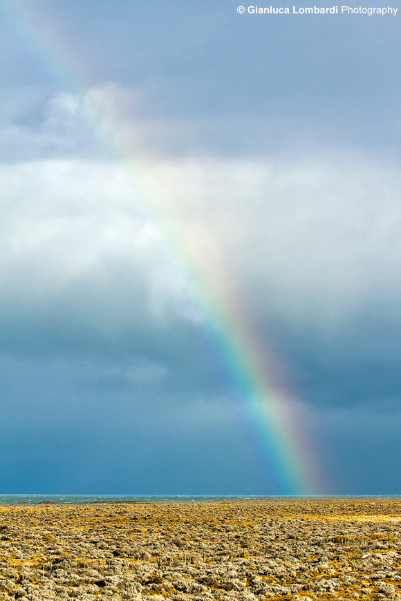 Arcobaleno sul Lago Viedma, Parque Nacional Los Glaciares (Santa Cruz, Patagonia Argentina)
