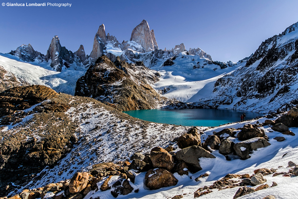 Il congedo nel tardo pomeriggio, Laguna de Los Tres e Cerro El Chaltén (o Fitz Roy), Parque Nacional Los Glaciares (Santa Cruz, Patagonia Argentina)
