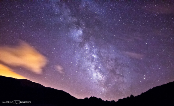 parco nazionale del pollino La Via Lattea fotografata da Piani di Ruggio - Foto di Marcello Lombardi
