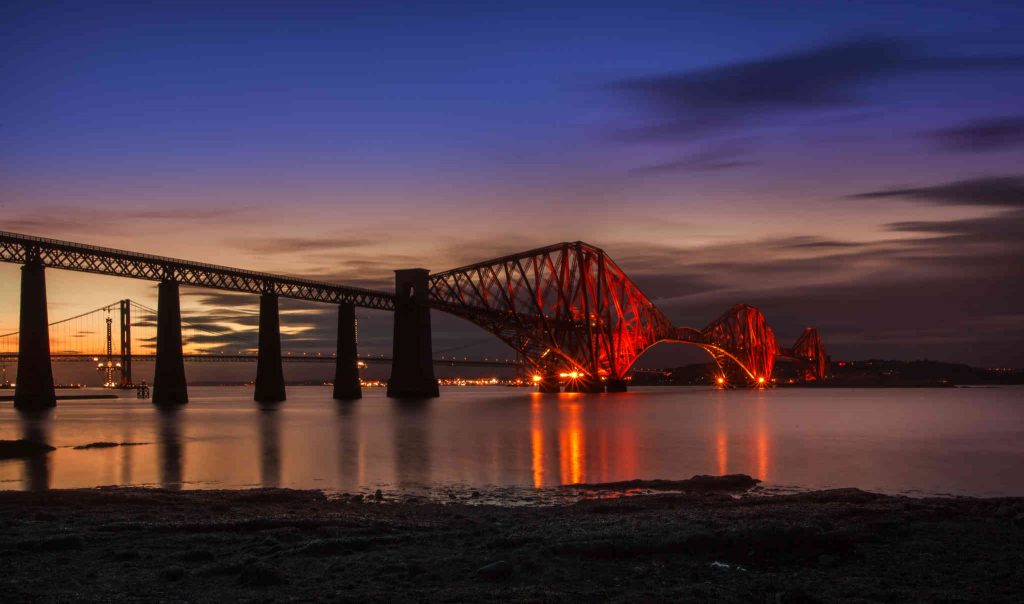 Dettaglio del Forth Bridge vicino ad Edimburgo - Foto di Vito Grittani
