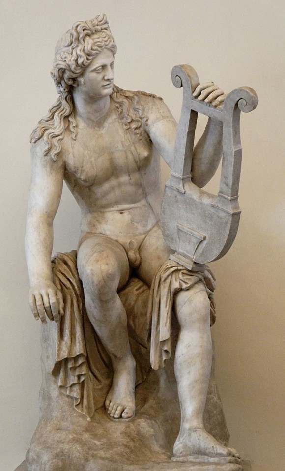 Statue latine e greche - Apollo templi greci e storie antiche Di Unknown, restorer: Ippolito Buzzi (Italian, 1562–1634) - Jastrow (2006), Pubblico dominio templi greci e storie antiche