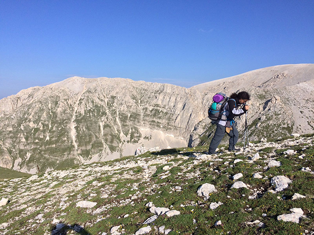 Salendo verso il Monte Focalone - Foto di Vito Grittani