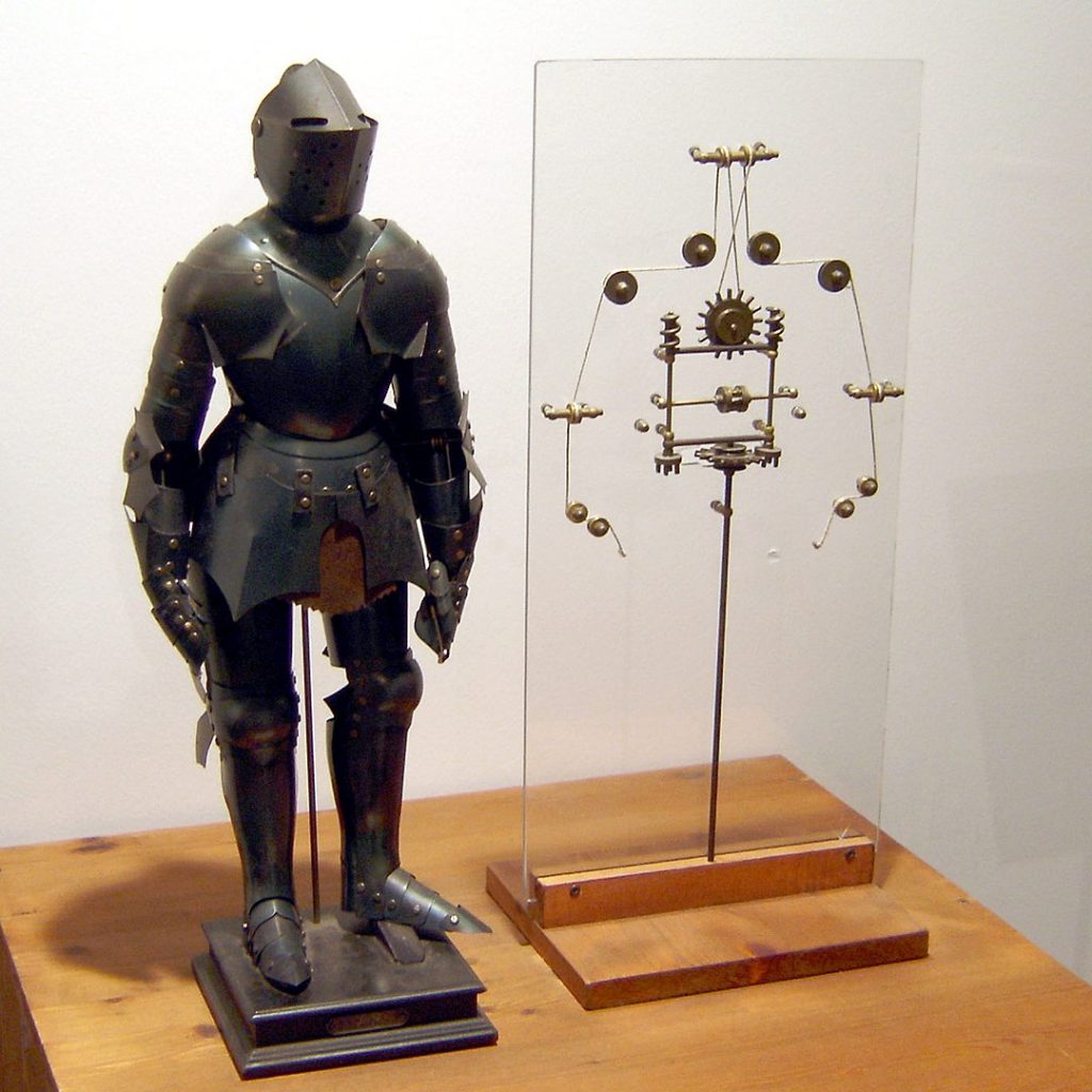il cavaliere meccanico di Leonardo L'umanizzazione dell'intelligenza artificiale